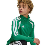 adidas Tiro 26 League Training Top green and white kids' sweatshirt gyerek pulóver JY7160