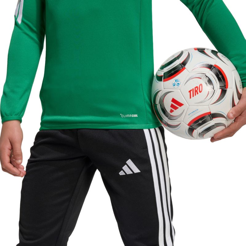 adidas Tiro 26 League Training Top green and white kids' sweatshirt gyerek pulóver JY7160