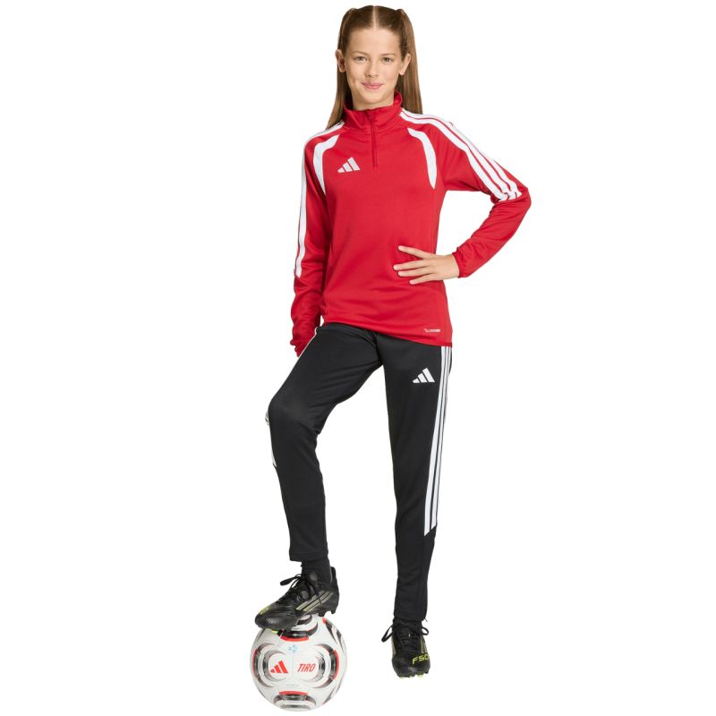 Adidas Tiro 26 League Training Top Kids Sweatshirt Red and White fehér gyerek pulóver JY7163