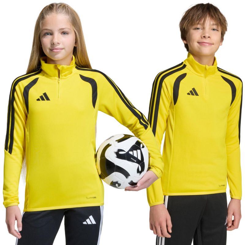 adidas Tiro 26 League Training Top Yellow and Black Kids Sweatshirt gyerek pulóver JY7158
