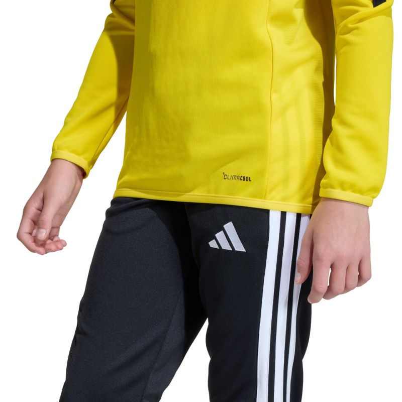 adidas Tiro 26 League Training Top Yellow and Black Kids Sweatshirt gyerek pulóver JY7158