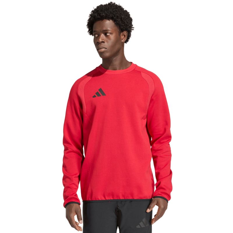 adidas Tiro 26 Travel Crew men's sweatshirt red KD3324 piros férfi kapucnis pulóver
