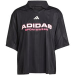 adidas Tiro Q4 Polo Women's T-Shirt Black női JN2749