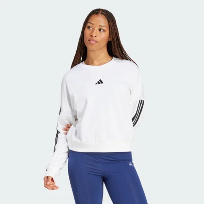 Adidas W 3s Ft Swt női Pulóver fehér