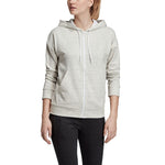 adidas W Mh Hth Fz Hd W Pulóver szürke női zip pulóver