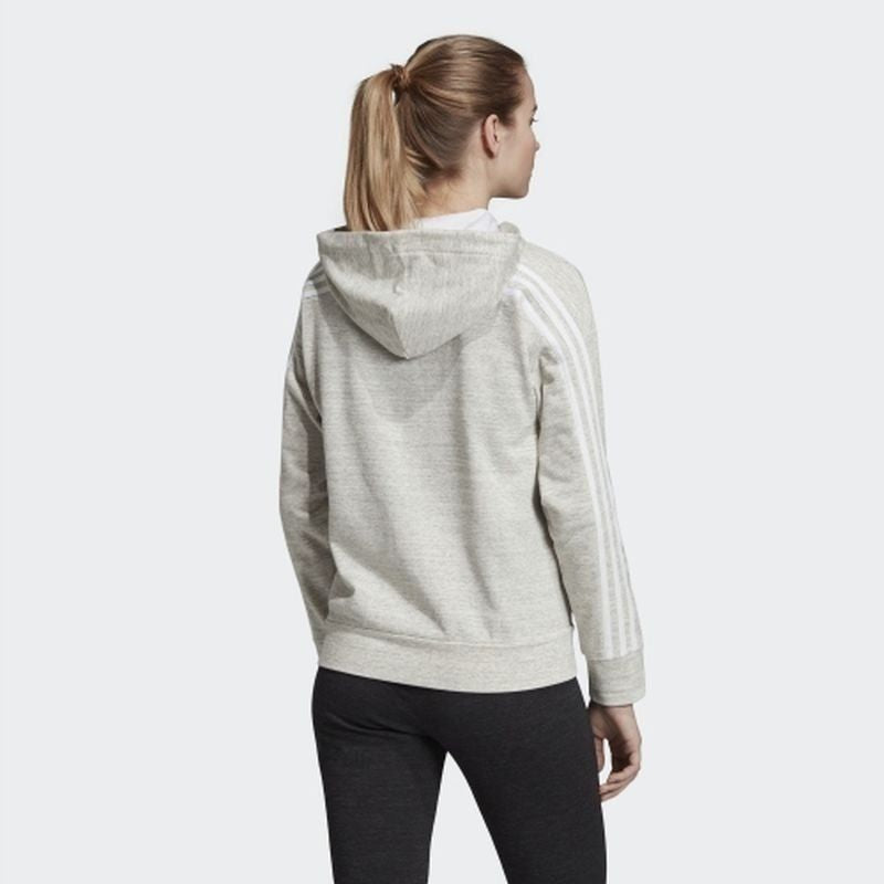 adidas W Mh Hth Fz Hd W Pulóver szürke női zip pulóver