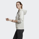 adidas W Mh Hth Fz Hd W Pulóver szürke női zip pulóver