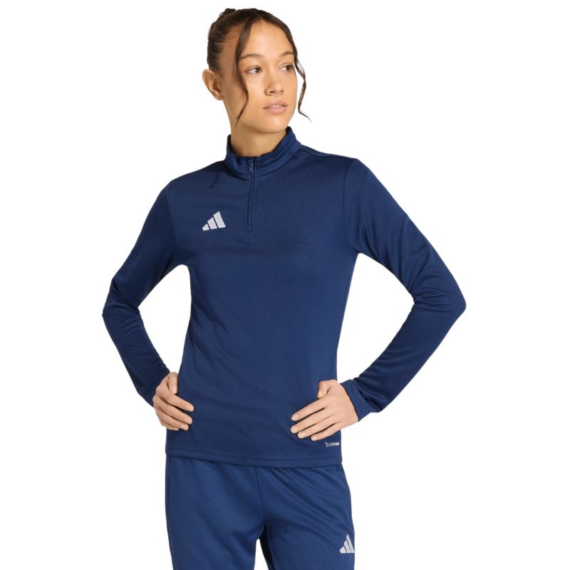 Women's adidas Entrada 26 Training Top Navy kék női pulóver JZ6642