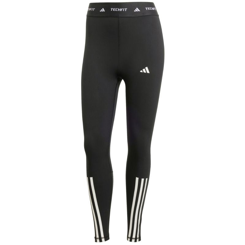 Women's adidas Techfit 3-Stripes 7/8 Leggings IT2272 fekete női leggings