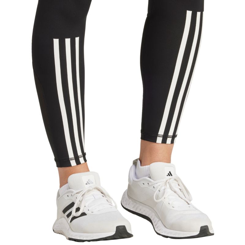 Women's adidas Techfit 3-Stripes 7/8 Leggings IT2272 fekete női leggings