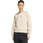 Adidas Women's Kit Small Logo sweatshirt beige 2xs női pulóver KV9823