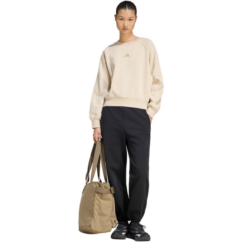 Adidas Women's Kit Small Logo sweatshirt beige 2xs női pulóver KV9823