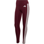 Adidas Women's Optime Essentials Workout 3-Stripes 7/8 bordó női leggings KT3772
