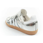 Adidas women's sports shoes Samba OG sneakers fashionable leather ezüst női utcai cipő