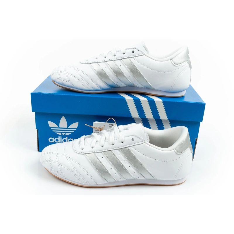 Adidas women's sports shoes Taekwondo Lace white fashionable leather női Utcai cipő
