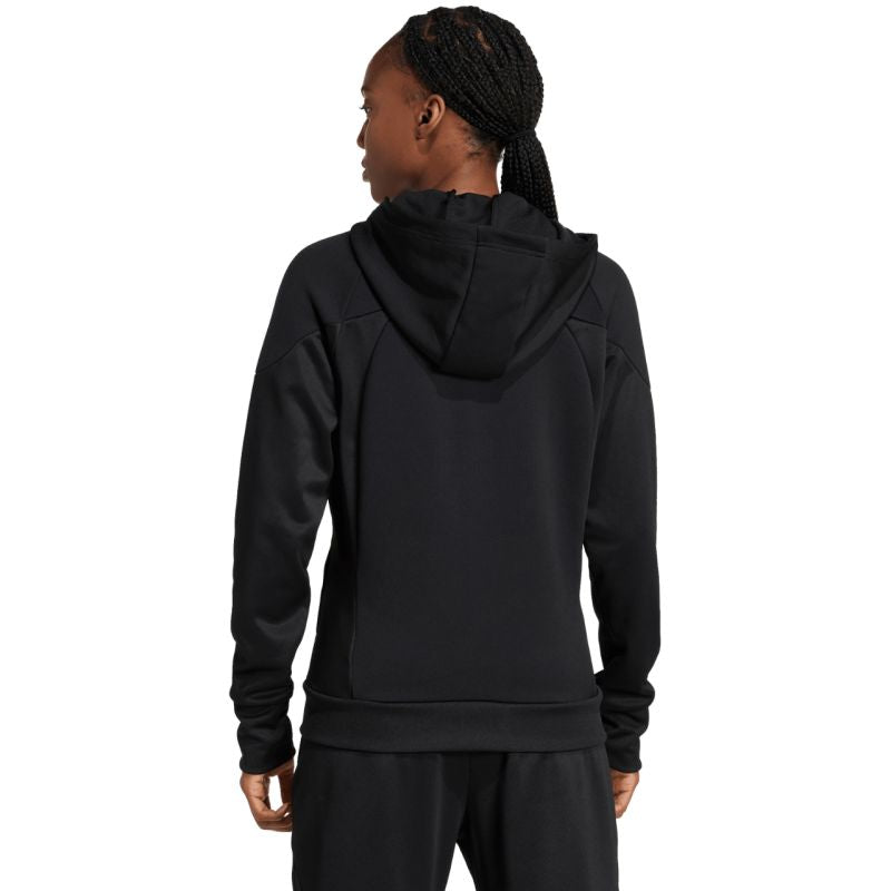 adidas Women's Tiro 25 Hoodie Full-Zip fekete női pulóver JD9079