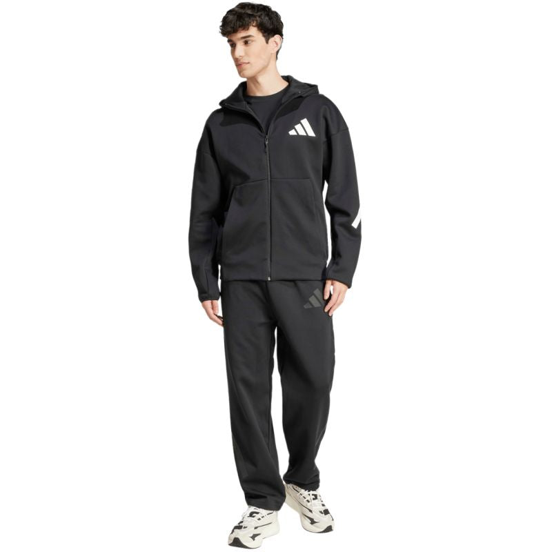 Adidas Z.N.E. Open-Hem Men’s Trousers, Black, férfi nadrág, fekete