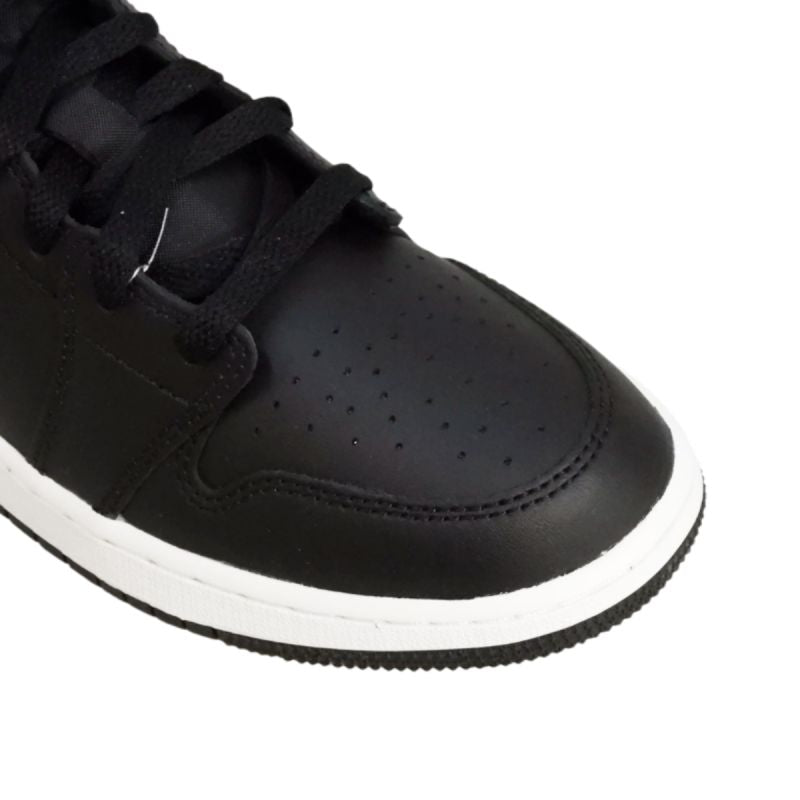 AIR Jordan 1 Mid Junior gyerek (GS) Basketball Black/Metallic Gold - arany cipő