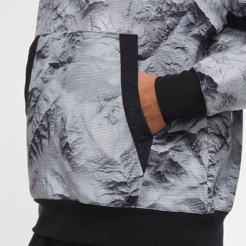 AIR Jordan 23 Engineered Printed Hoodie Gray - szürke férfi pulóver