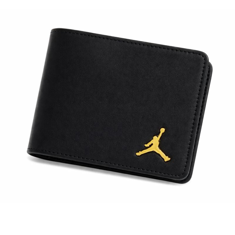 AIR Jordan Jumpman Ingot Bifold Black Leather Wallet - uniwersalny pénztárca