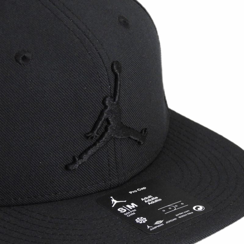 AIR Jordan Jumpman Pro Black Cap - s/m baseball sapka