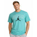 AIR Jordan Men's Brooklyn Arch Logo T-shirt Washed Teal - férfi póló