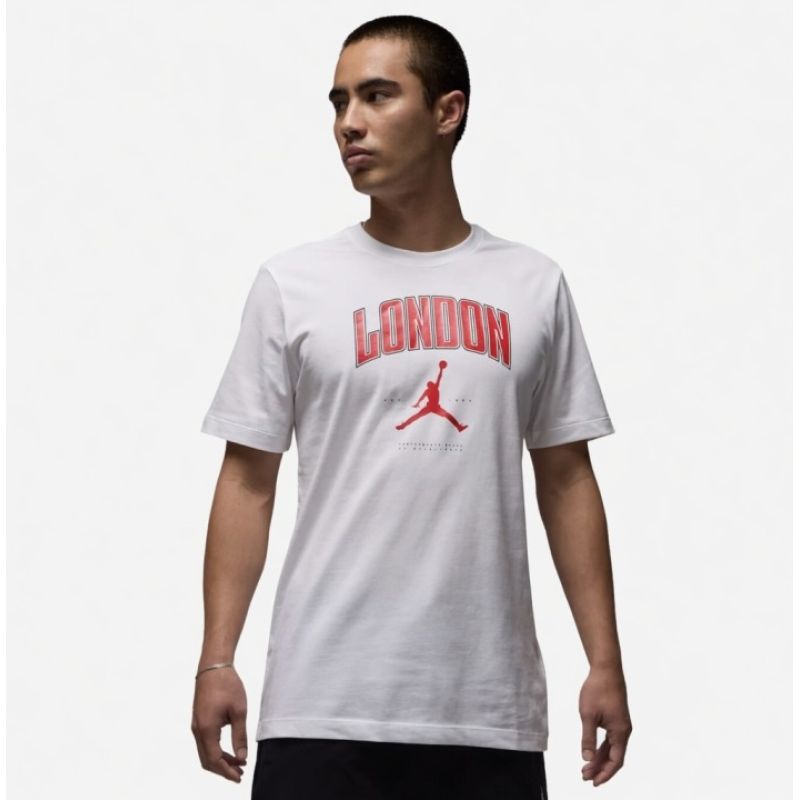 AIR Jordan Men's London City Jumpman T-shirt White - fehér férfi póló