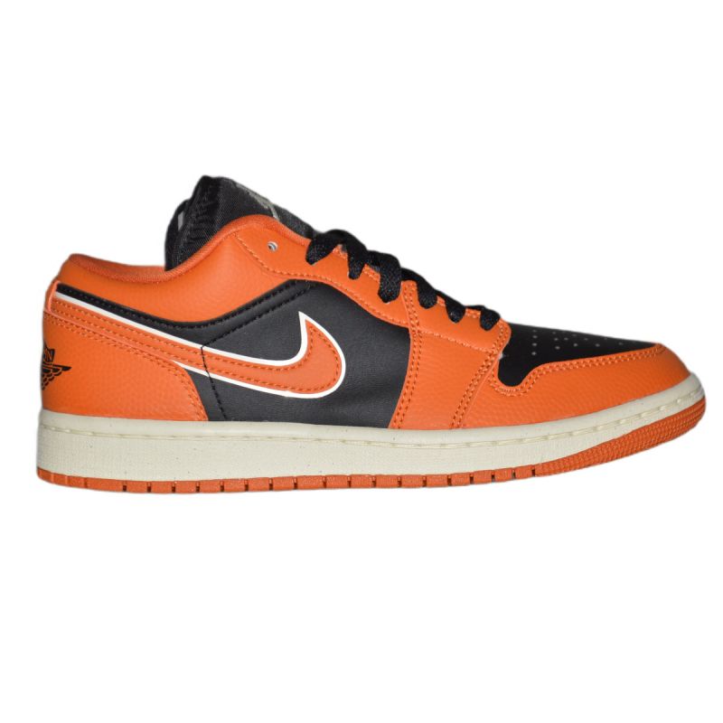 AIR Jordan Women's 1 Low Se Sport Spice/Black-Coconut Milk - fekete női utcai cipő