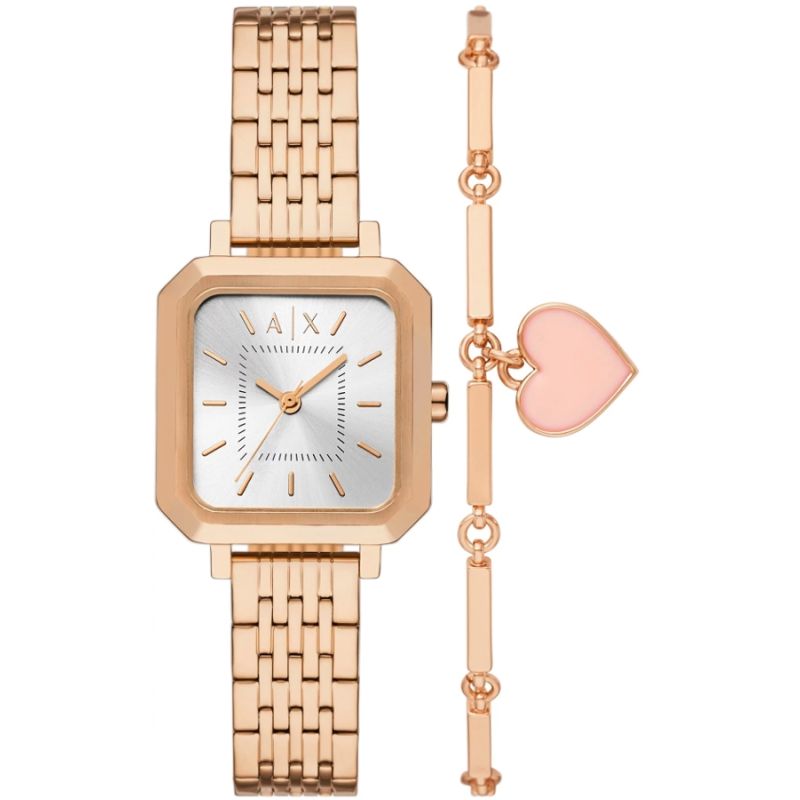 Women's Watch + Bracelet ARMANI EXCHANGE + BOX karszalag AX7164SET