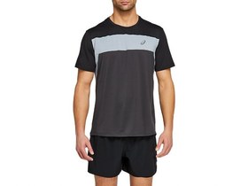 Asics Race SS Top fekete férfi póló
