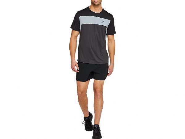 Asics Race SS Top fekete férfi póló