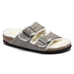 Birkenstock Arizona Shearling Stone Coin Women's/Men's Insulated Flip-Flops Suede with Lambswool Regular Wide (1017402) cipő - Sportmania.hu