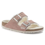 Birkenstock Arizona Suede Leather Shearling Pink Clay LAF Narrow Insulated Flip-Flops (1023258) cipő - Sportmania.hu