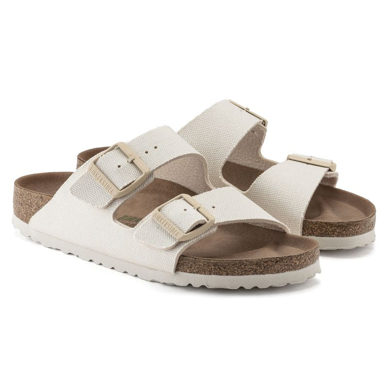 Birkenstock Arizona Vegan Women Textile Narrow Eggshell Flip-Flops for Narrow Feet Vegan (1022679) cipő - Sportmania.hu