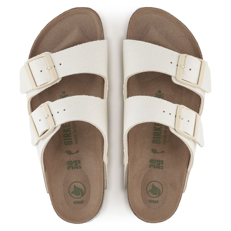 Birkenstock Arizona Vegan Women Textile Narrow Eggshell Flip-Flops for Narrow Feet Vegan (1022679) cipő - Sportmania.hu