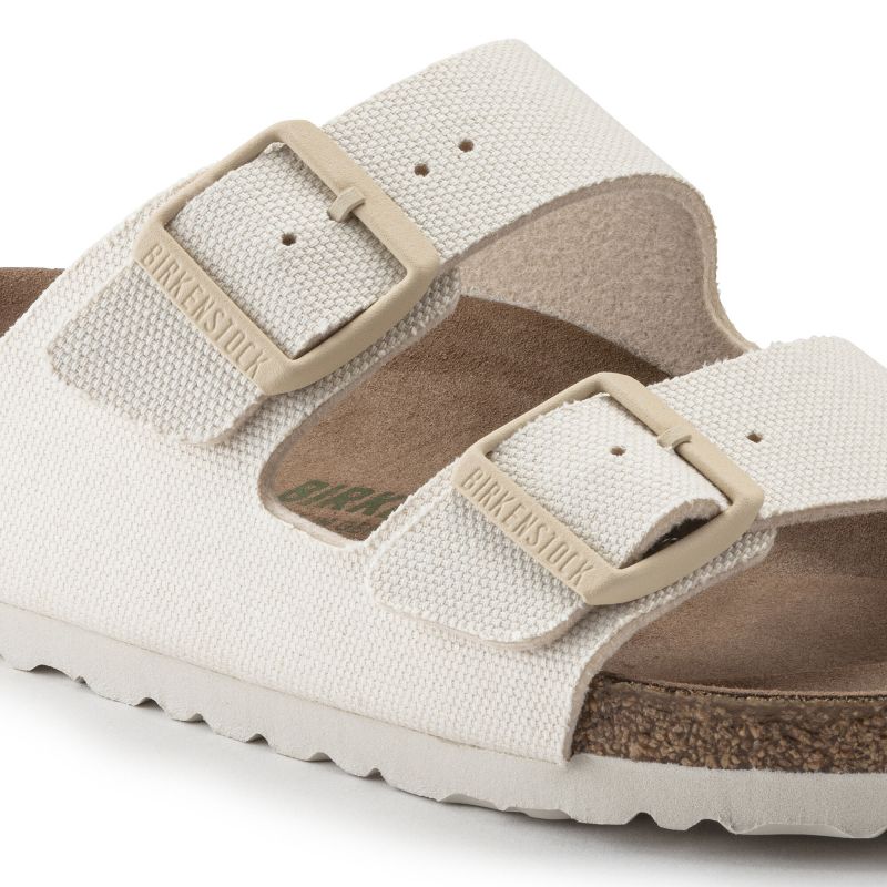 Birkenstock Arizona Vegan Women Textile Narrow Eggshell Flip-Flops for Narrow Feet Vegan (1022679) cipő - Sportmania.hu