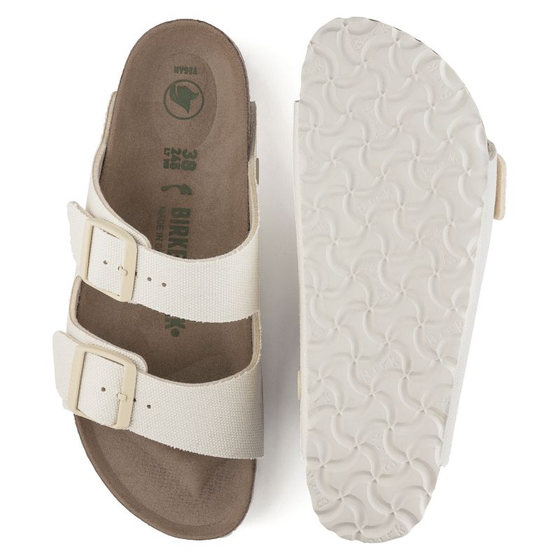Birkenstock Arizona Vegan Women Textile Narrow Eggshell Flip-Flops for Narrow Feet Vegan (1022679) cipő - Sportmania.hu