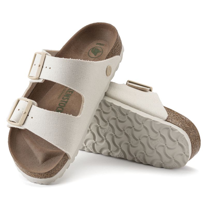 Birkenstock Arizona Vegan Women Textile Narrow Eggshell Flip-Flops for Narrow Feet Vegan (1022679) cipő - Sportmania.hu