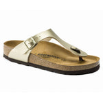 Birkenstock Gizeh Birko-Flor Gold women's flip-flops narrow (1016109) Papucs - Sportmania.hu