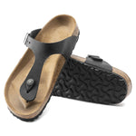 Birkenstock Gizeh NU Oiled Black Regular Women's/Men's Flip-Flopst Utcai női 0845251