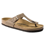 Birkenstock Gizeh Oiled Leather Tobacco Brown Narrow Flip-Flops (0943813) Papucs - Sportmania.hu