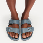 Birkenstock Men's ARIZONA EVA Slides BASALT (Standard Width) szürke férfi papucs