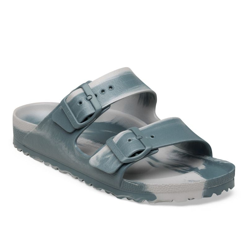 Birkenstock women's ARIZONA EVA BASALT GRAY/STONE COIN MULTI flip-flops (narrow width) női