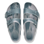 Birkenstock women's ARIZONA EVA BASALT GRAY/STONE COIN MULTI flip-flops (narrow width) női