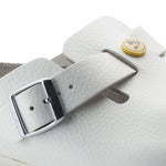 Birkenstock Women's Boston ESD White clogs natural leather medical narrow slippers (0061378) Papucs - Sportmania.hu