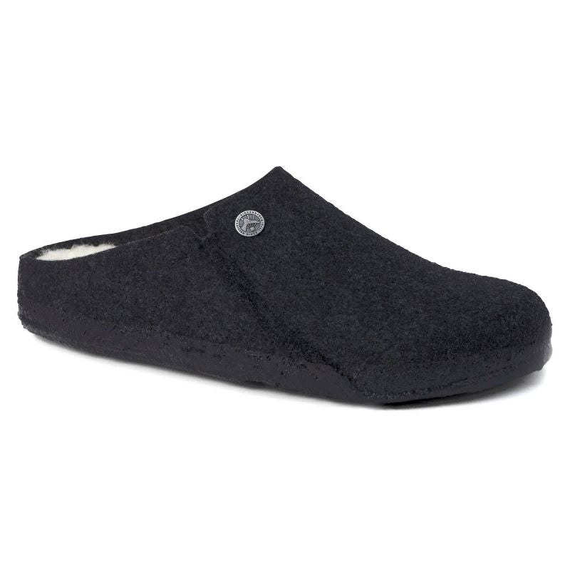 Birkenstock Zermatt Anthracite wool felt insulated slippers regular size wide papucs unisex 1015090