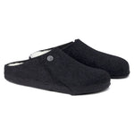 Birkenstock Zermatt Anthracite wool felt insulated slippers regular size wide papucs unisex 1015090