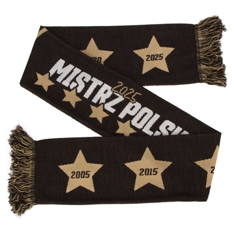 GKS Tychy Scarf Polish Champion fekete sál SREBGKSSZAL