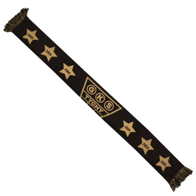 GKS Tychy Scarf Polish Champion fekete sál SREBGKSSZAL