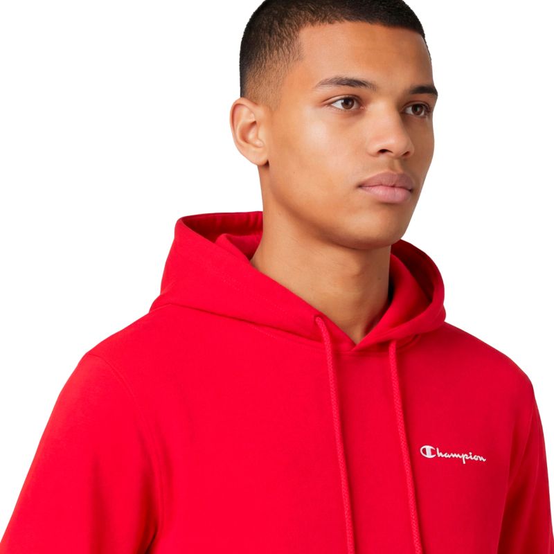 Champion Hooded Sweatshirt 221791 RS067 piros férfi pulóver